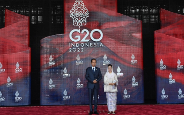 Thumbnail Arti Latar Tiga Lidah Api, Lokasi Jokowi Sambut Pimpinan G20