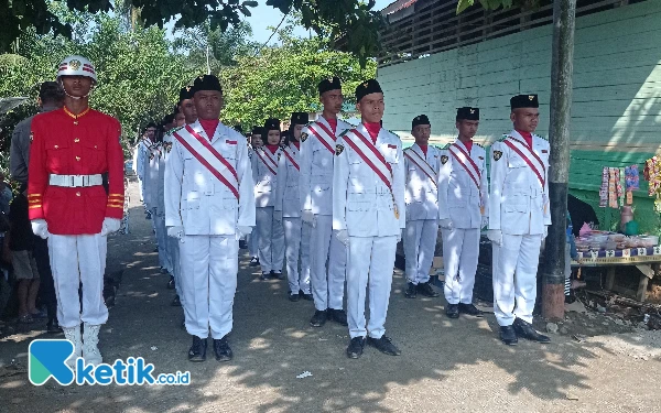 [Berita Foto] Suasana Upacara HUT Ke-79 RI di Kecamatan Sungai Aur Pasaman Barat Sumbar