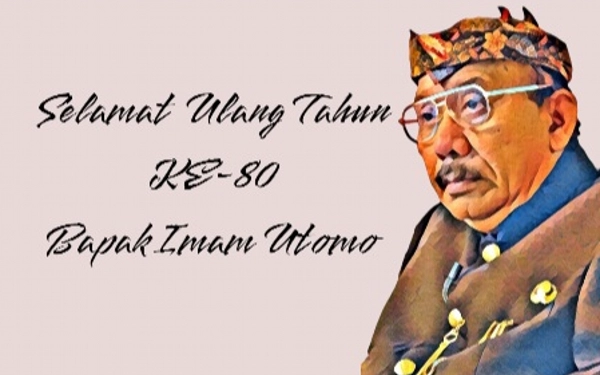 Thumbnail Berita - Imam Utomo, Gubernur Jatim yang Pekerja Keras Itu Genap Berusia 80 Tahun