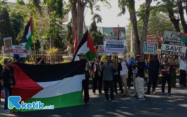 Dari Sidoarjo, Massa Kumail Suarakan Dukungan untuk Rakyat Palestina Merdeka