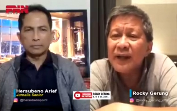 Ungkap Transaksi Rp 349 Triliun, Rocky Gerung: Apakah DPR Berani Hajar Pak Mahfud?