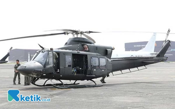 Thumbnail Helikopter Bell 412 Jatuh di Bandung, TNI AD Kerahkan Tim Investigasi