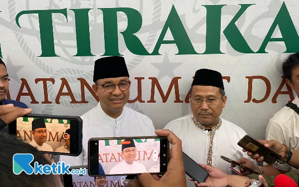 Anies Baswedan Silaturahmi ke Ponpes Nderesmo Surabaya, Kantongi 5 Cawapres NU