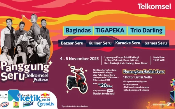 Thumbnail Berita - Telkomsel Hadirkan Panggung Seru dan Beragam Promo di Lapangan Pakisaji Malang