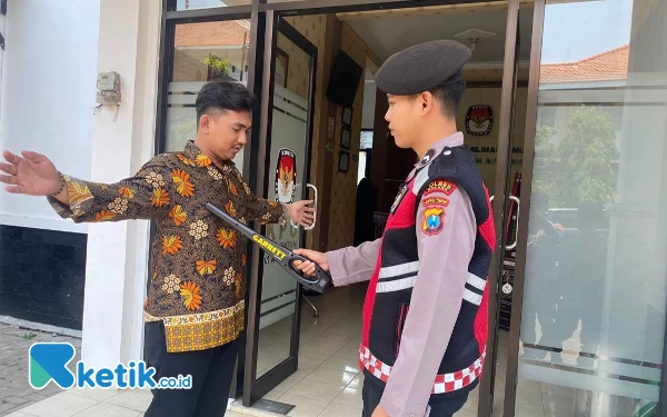 Jelang Pemilu 2024, Polres Malang Jaga Kantor KPU dan Bawaslu 24 Jam Nonstop