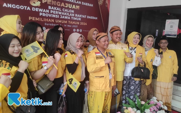 Thumbnail Andalkan Bacaleg Muda, Golkar Jatim Optimis Raih 20 Kursi di Parlemen Daerah