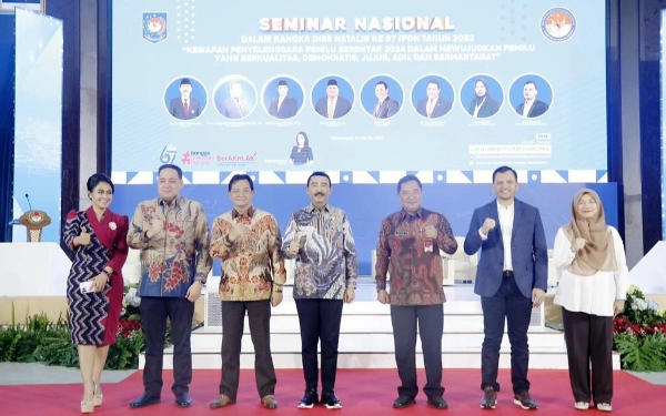 Thumbnail Seminar Nasional IPDN, KPU RI: Pemilu Tidak Ditunda