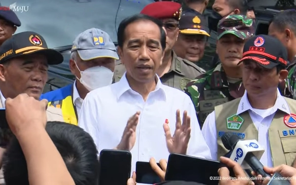 Thumbnail Presiden Jokowi Fokuskan Evakuasi 39 Korban Hilang Akibat Gempa Cianjur 