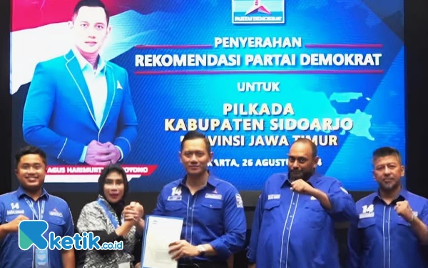 Thumbnail Berita - Partai Demokrat Harapkan Subandi-Mimik Bersihkan Sidoarjo dari Korupsi