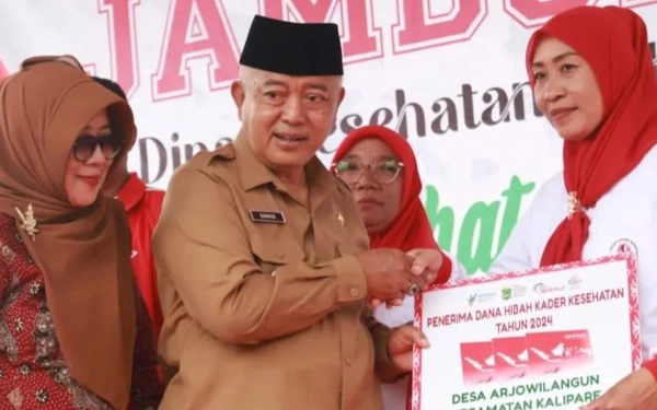 Thumbnail Peduli Kader Kesehatan, Bupati Malang Kucurkan Dana Hibah Insentif