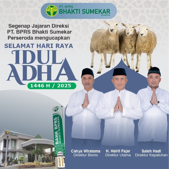 Ucapan Selamat Hari Raya Idul Adha 1446H oleh Bank BBS