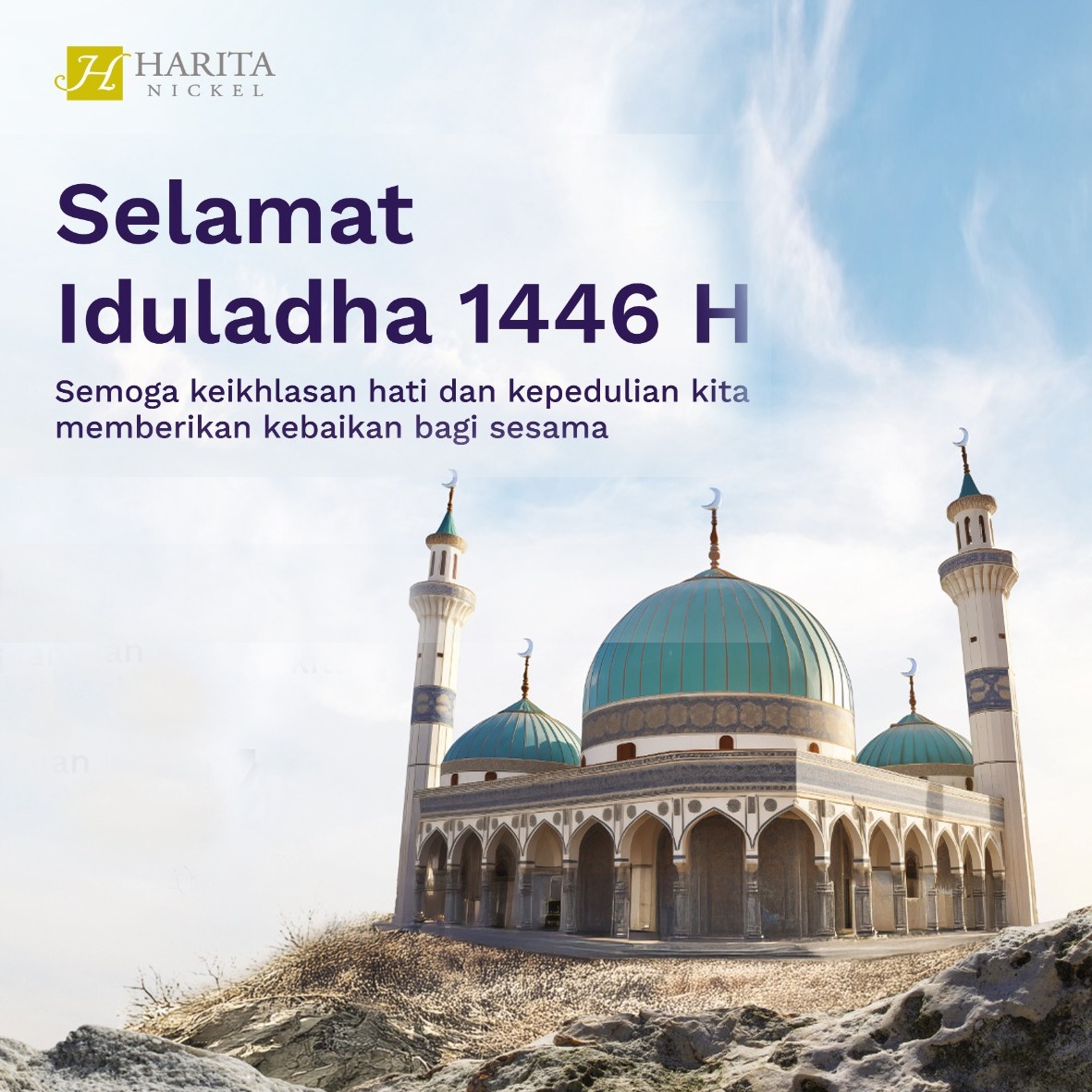 Ucapan Selamat Hari Raya Idul Adha 1446H oleh Harita Nickel