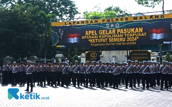 Thumbnail Polres Malang Siagakan 1.100 Personil Selama Operasi Ketupat Semeru 2024