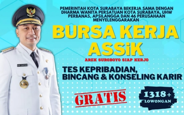 Pemkot Surabaya Buka Bursa Kerja ASSiK, Tersedia 1318 Lowongan!