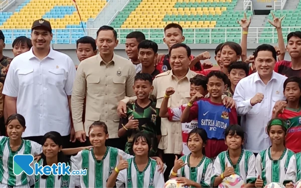 Prabowo Resmikan Renovasi Stadion Gelora Delta Sidoarjo: Saya Komit Dukung Sepak Bola Indonesia Masuk Piala Dunia!