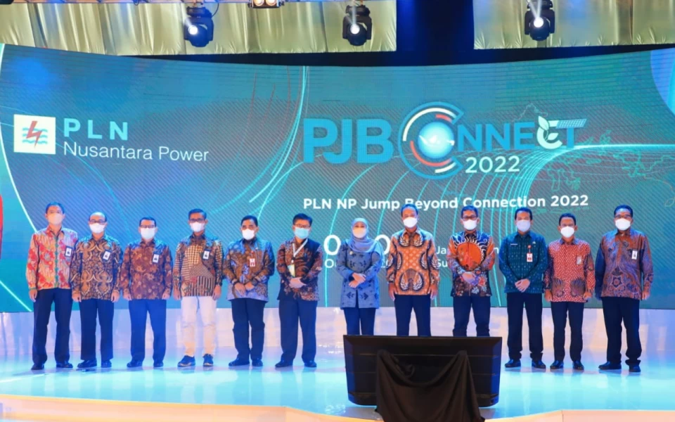 Foto Gubernur Jawa Timur Khofifah Indar Parawansa saat membuka PJB Connect 2022 di Jatim International Expo. (Foto: Humas Pemprov Jatim)