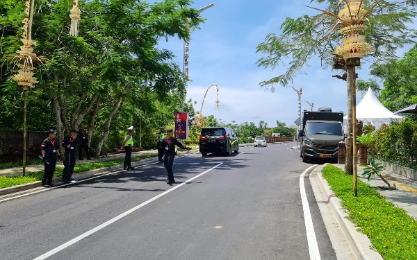 Foto Suasana pengamanan di area KTT G20. (Foto: ketik.co.id)