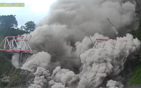 Foto Suasana area Gunung Semeru (4/12). (Foto: BPBD Lumajang)