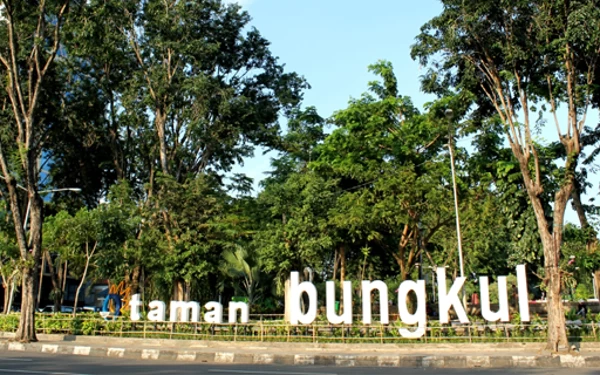 Foto Taman Bungkul Surabaya. (Foto: Wikipedia)