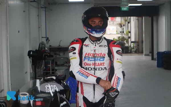 Foto Mario Aji bersiap memulai latihan (26/1). (Foto: Samsul Hadi/Ketik.co.id)