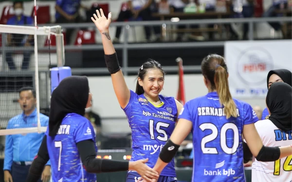 Foto Pertandingan voli putri Proliga. (Foto: Proliga.co.id)