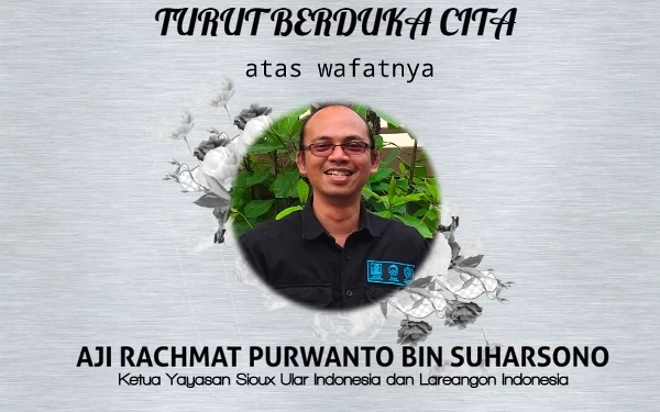 Foto Berita duka Aji Rachmat Purwanto.