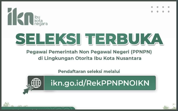 Foto penerimaan Pegawai Pemerintah Non Pegawai Negeri (PPNPN) di lingkungan Otorita Ibu Kota Nusantara. (sumber: @ikn_id)