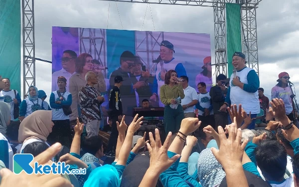 Foto Reuni Akbar IKA  SMPN 2 Ciparay Kab Bandung. (Foto: Iwa/Ketik.co.id)