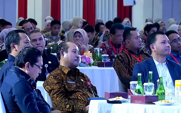 Foto Suasana seminar nasional IPDN. (Foto: Tangkapan layar Youtube Humas IPDN)