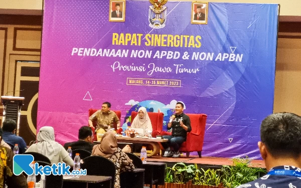 Foto Forum CSR Jatim berkumpul di Malang membahas sinergitas pendanaan. (Foto: Nata Yulian/Ketik.co.id)