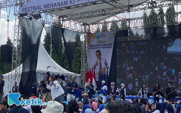 Foto Suasana Festival Menanam Kebaikan Menjemput Perubahan. (Foto: Shinta/Ketik.co.id)