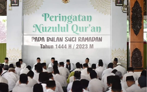 Thumbnail Peringati Nuzulul Quran Bupati dan Jajaran Gelar Khotmil Quran