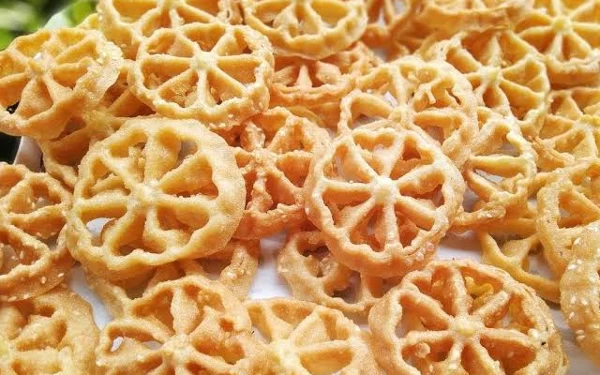 Foto Kue kembang goyang.(Foto: pexelsphoto)