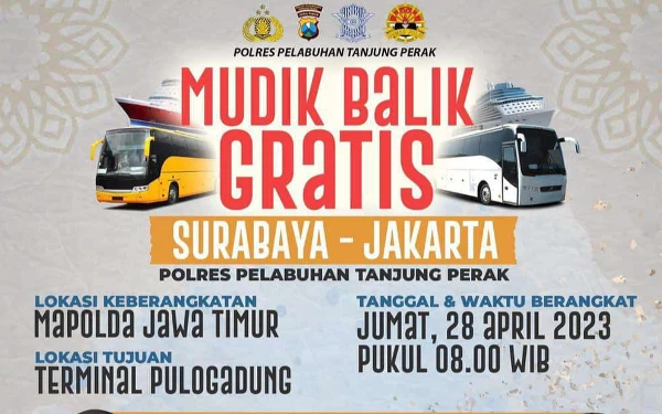 Yuk Ikutan! Program Arus Balik dari Polres Tanjung Perak Surabaya