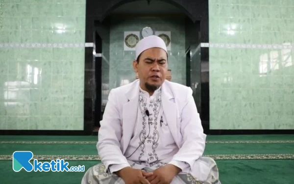 Foto Ustaz Tommy , salah satu ustaz yang mendapat insentif guru ngaji Bupati Bandung. (Foto: Iwa/tangkapan layar)