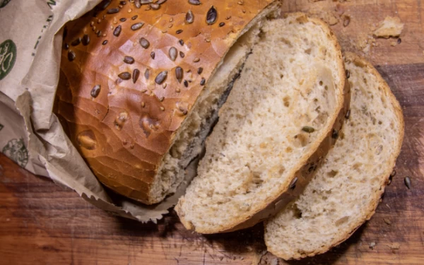 Foto Roti gandum salah satu makanan yang mengandung gluten.(Foto: Pexels)