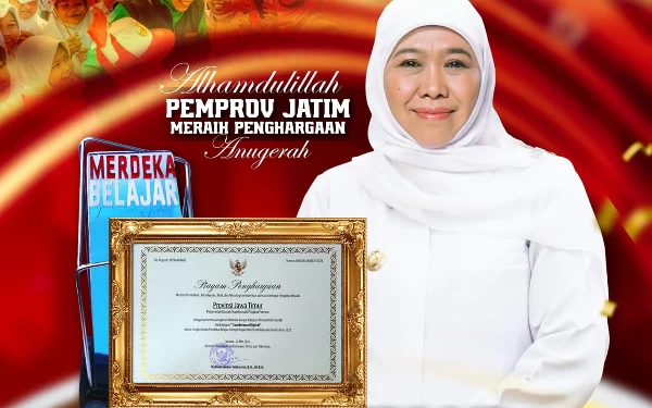 Thumbnail Berita - Khofifah Raih Anugerah Pemda Transformasi Digital dari KemdikbudRistek