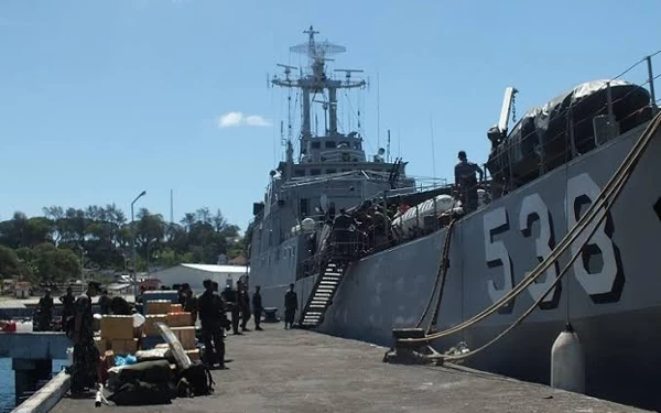 KRI Teluk Hading 538 Terbakar saat Operasi Rutin, Tak Ada Korban