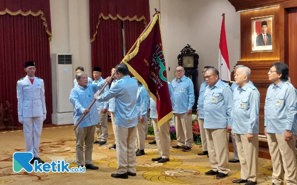 Foto Proses deklarasi berdirinya Obkesindo Korwil Jawa Timur, Selasa (6/6/2023). (Foto: Husni Habib/Ketik.co.id)