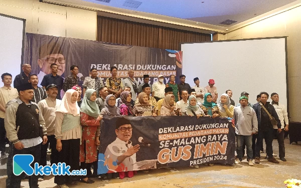 Pedagang Pasar Malang Raya Dukung Cak Imin Jadi Presiden 2024