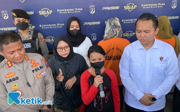 Foto Korban saat memberikan keterangan pada media, Rabu (21/6/2023). Favan/Ketik.co.id