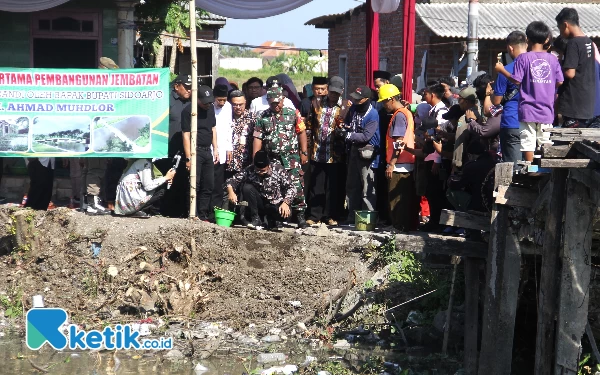 Pernah Ada Anak-Istri-Cucu Jatuh, Jembatan Shiratal Mustaqim Sidoarjo Dilebarkan