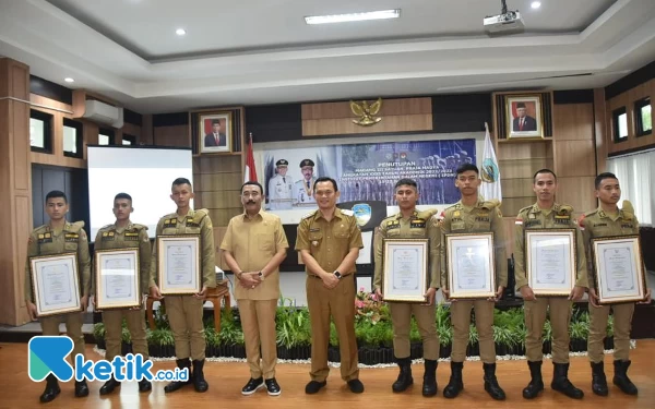 Foto Rektor IPDN Hadi Prabowo saat menutup magang Madya Praja IPDN di Kota Tasikmalaya, Selasa (27/6/23). (Foto: IPDN)