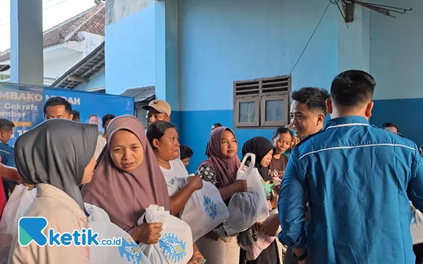 Gekrafs Jember Hadir di Tengah Masyarakat, Gelar Bazar Sembako Murah