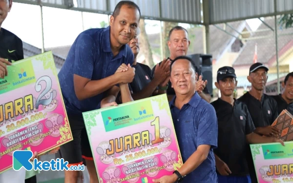 Turnamen Tenis Lapangan Cup I, Kejati Kaltim: Semoga Ditemukan Atlet Berbakat