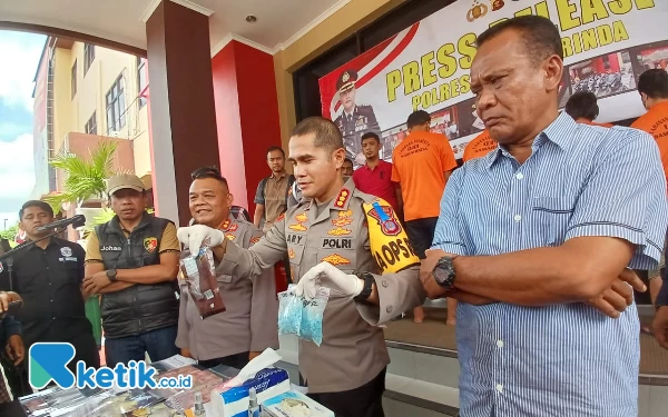 Satresnarkoba Polresta Samarinda Amankan 3.717 Butir Ekstasi