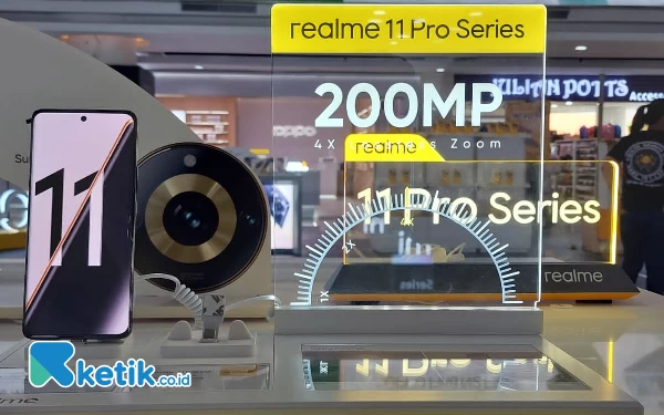 Foto Realme 11 Pro Series, Sabtu (28/7/2023).(Foto: Husni Habib/Ketik.co.id)