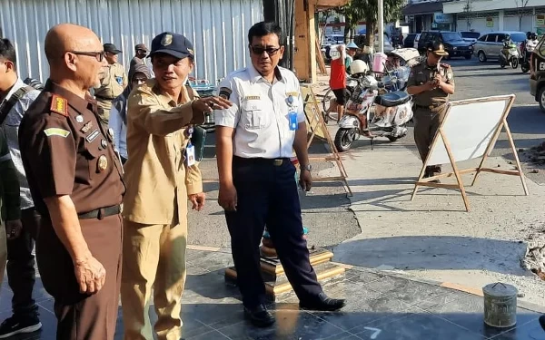 Kejaksaan Negeri Kota Madiun Cek Proyek Pasar Kawak dan Pelengkap Jalan Agus Salim, Begini Penjelasan Kajari