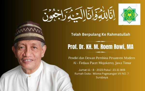 Thumbnail Berita - Innalilahi wa innailaihi Rojiun, Guru Besar Ilmu Al-Quran Prof. Dr. KH. Roem Rowi Berpulang