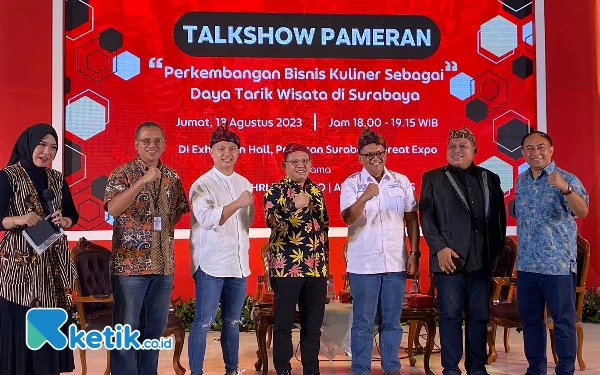 Foto Talkshow Pameran di Surabaya Great Expo 2023. (Foto: Shinta Miranda/Ketik.co.id)